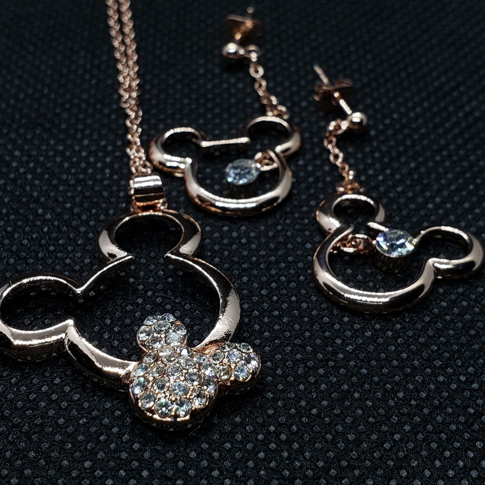 ❤Cute*Dainty*&*Gorgeous Mouse Necklace & Earring ❤